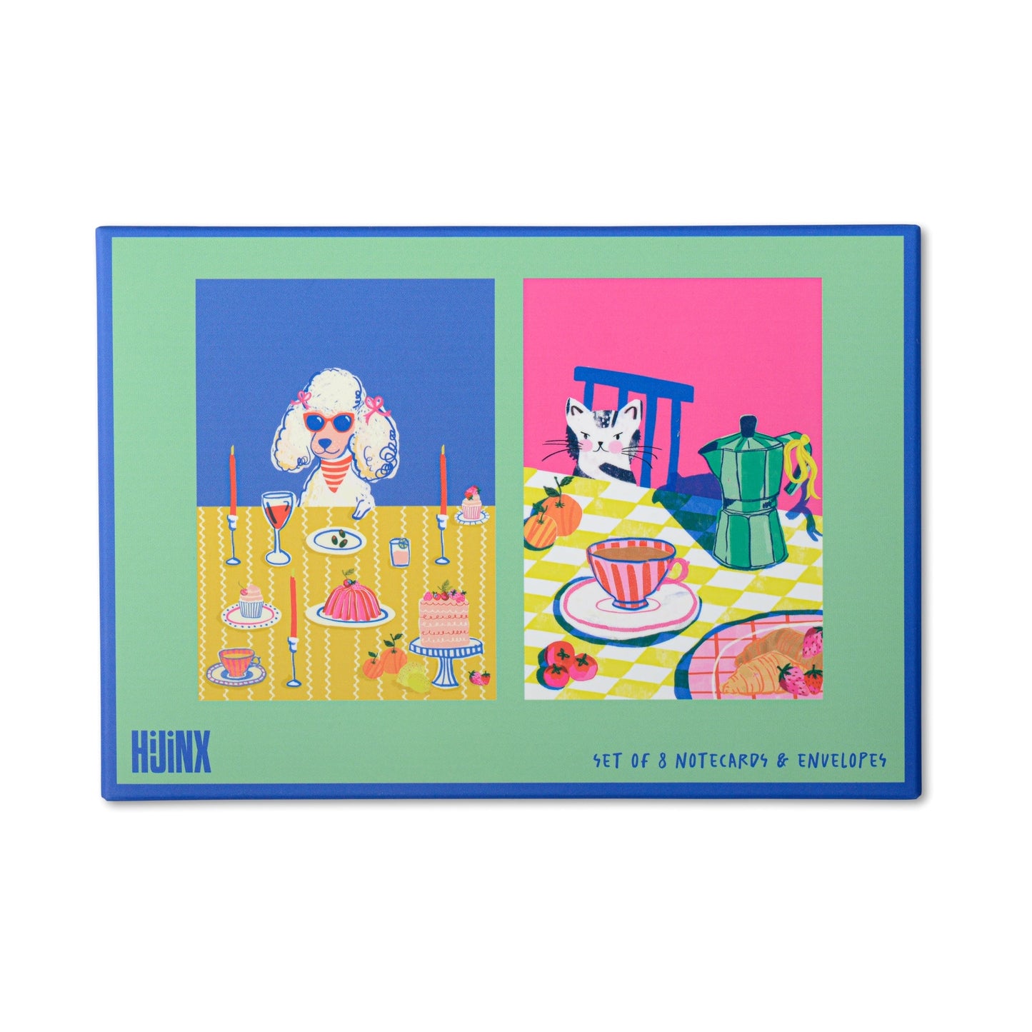 Hijinx Notecards (Set of 8) Dinner Party