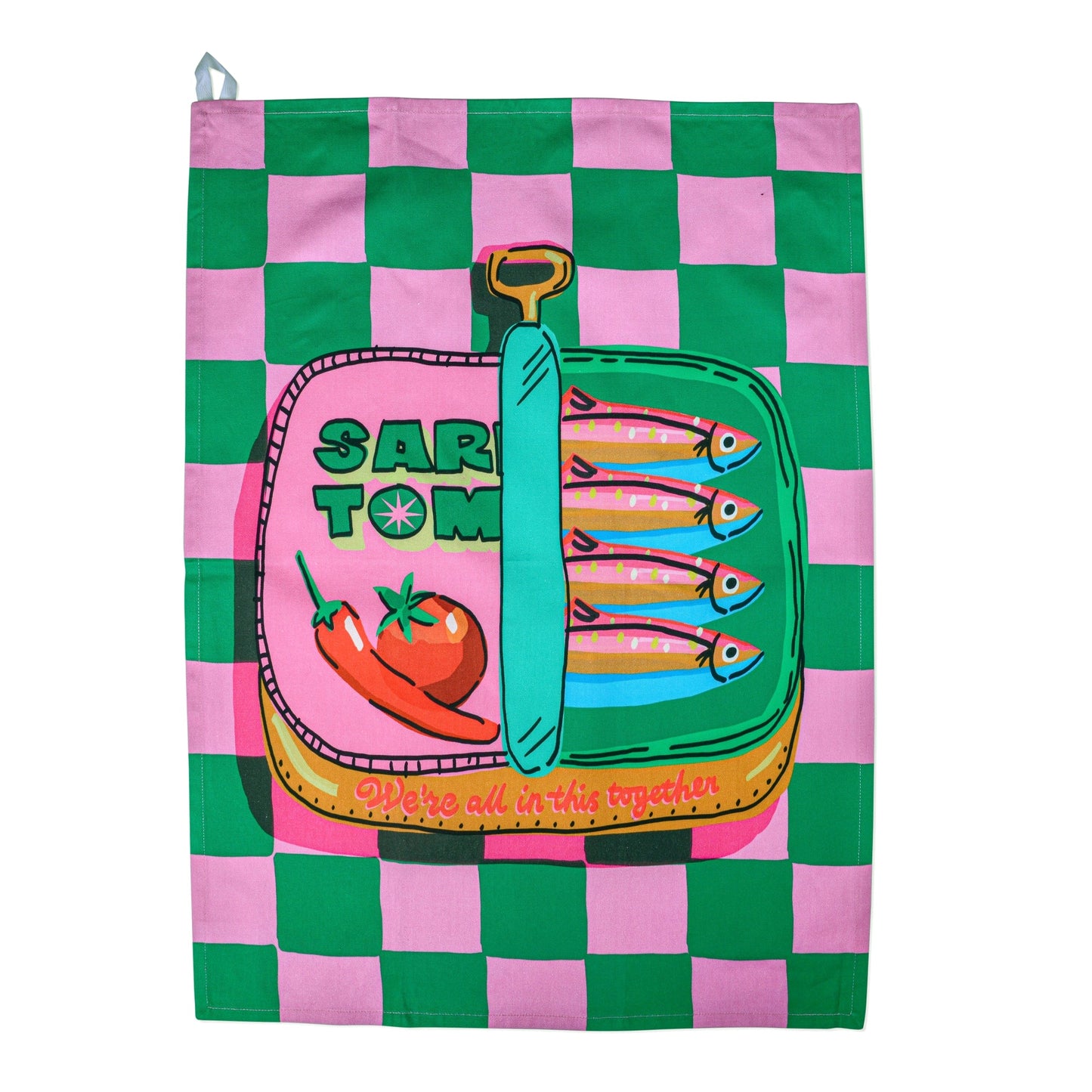 Hijinx Tea Towel - Sardines
