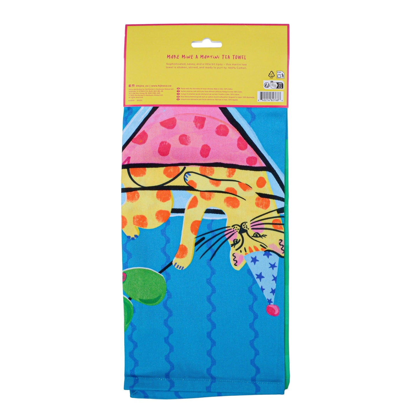 Hijinx Tea Towel - Make Mine a Martini
