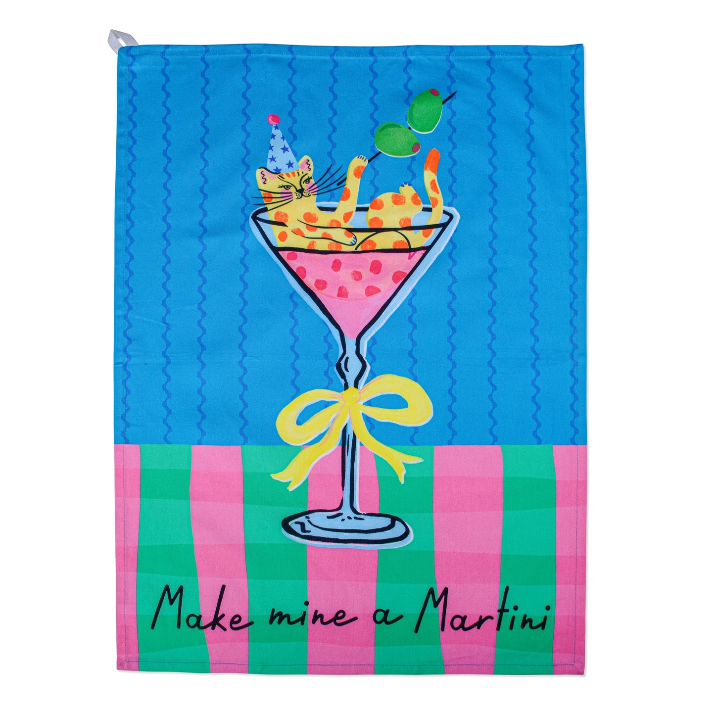 Hijinx Tea Towel - Make Mine a Martini