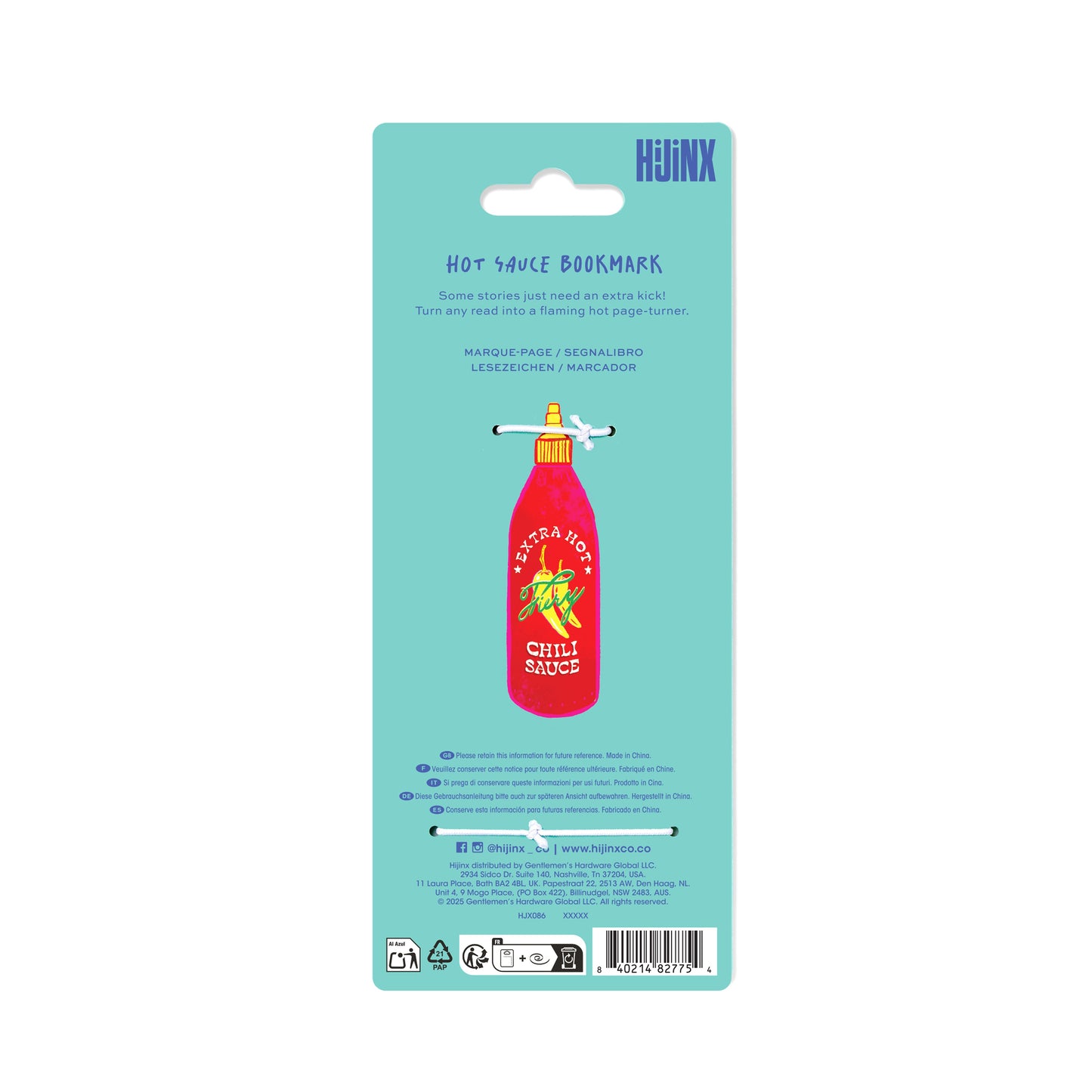 Hijinx Bookmark - Hot Sauce