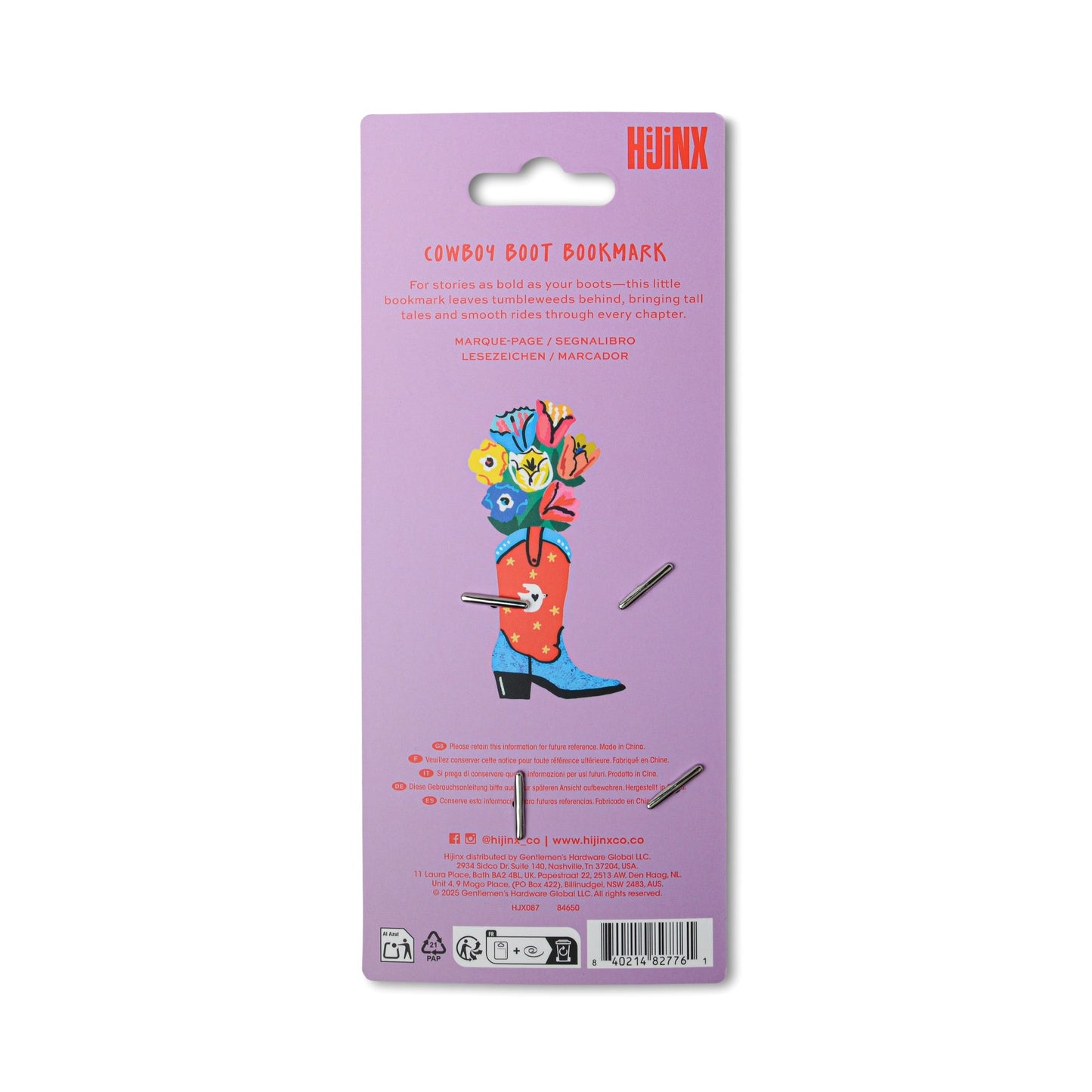 Hijinx Bookmark - Cowboy Boot