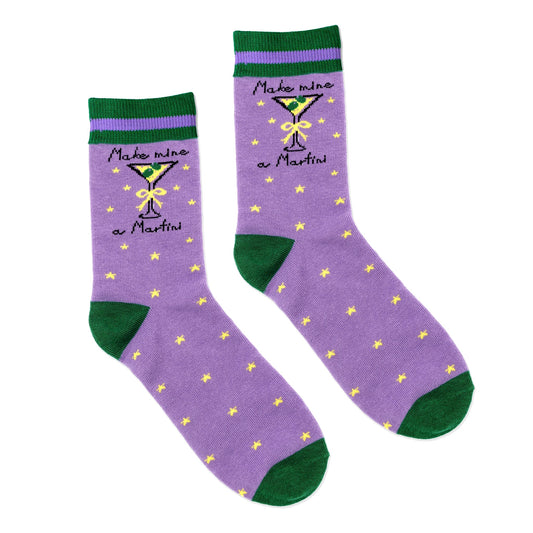 Hijinx Socks in a Tin - Make Mine a Martini