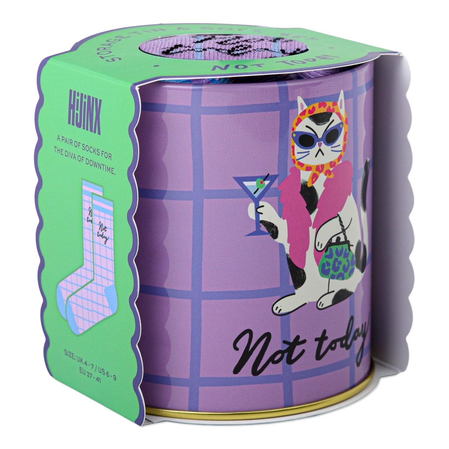 Hijinx Socks in a Tin - Not Today
