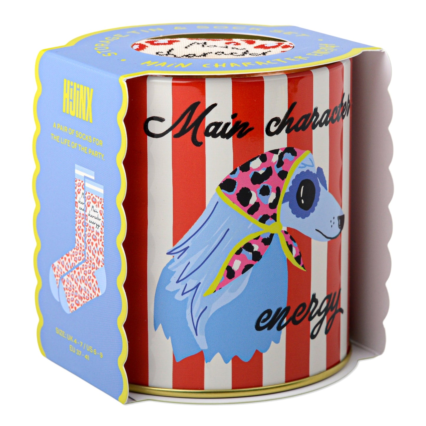 Hijinx Socks in a Tin - Main Character Energy