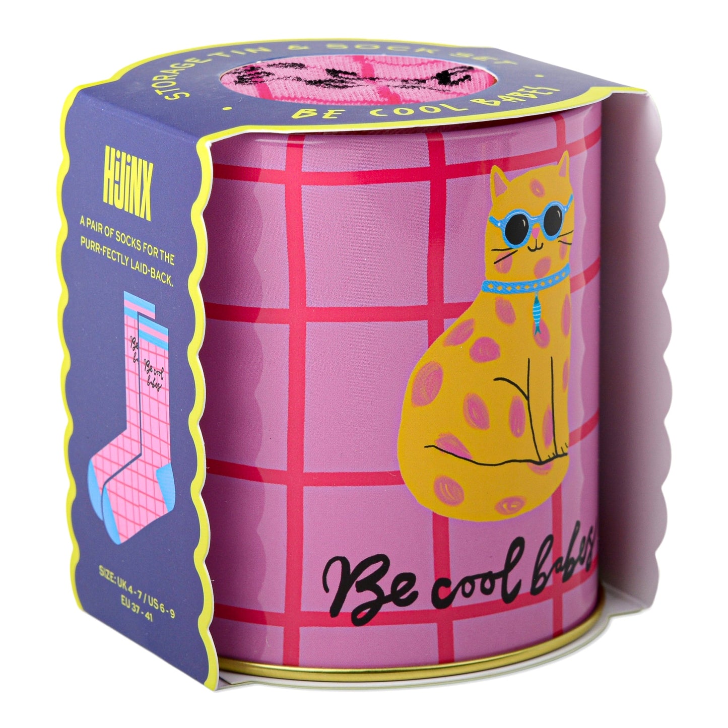 Hijinx Socks in a Tin - Be Cool Babes