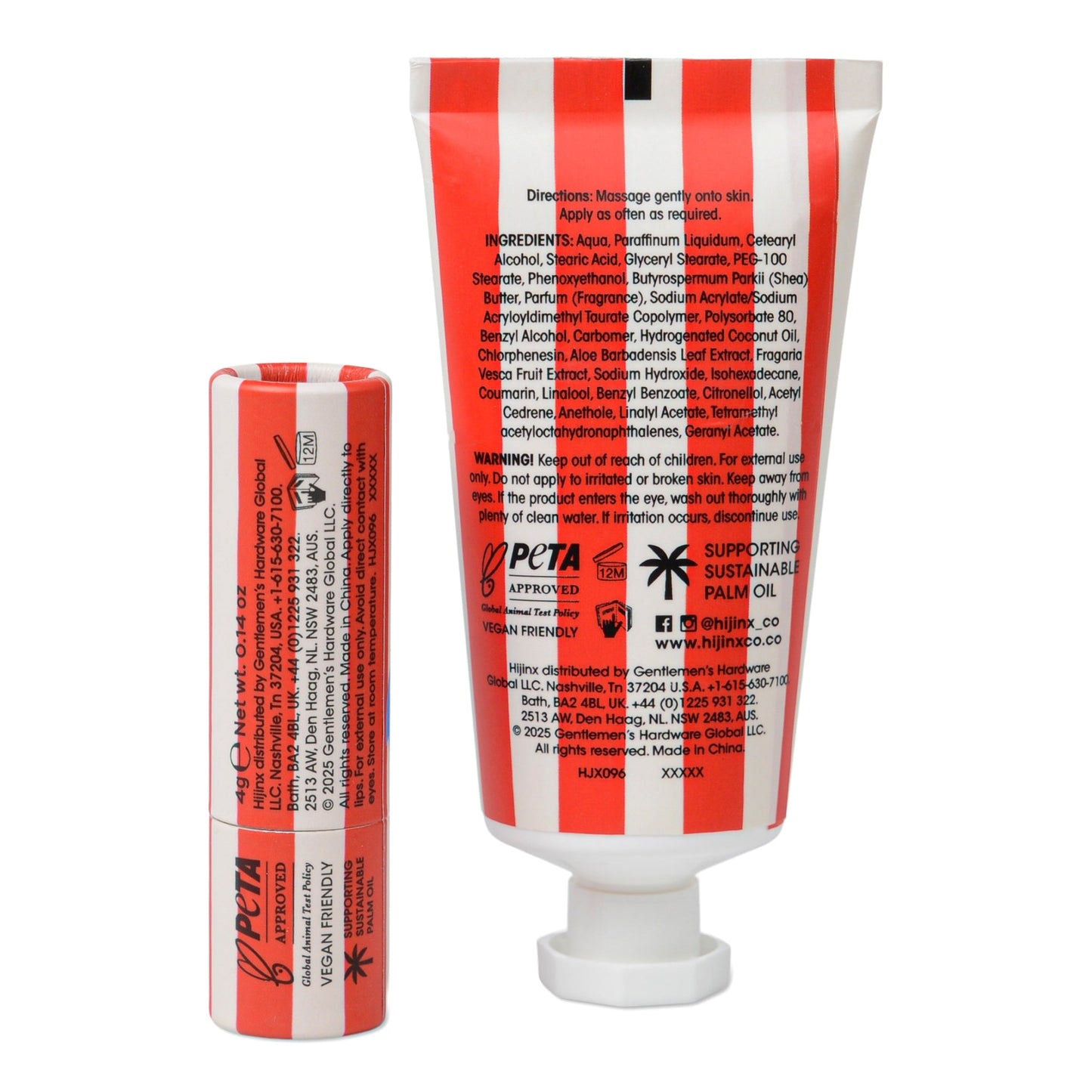 Hijinx Hand Cream & Lip Balm Set - Main Character Energy - Sweet Almond