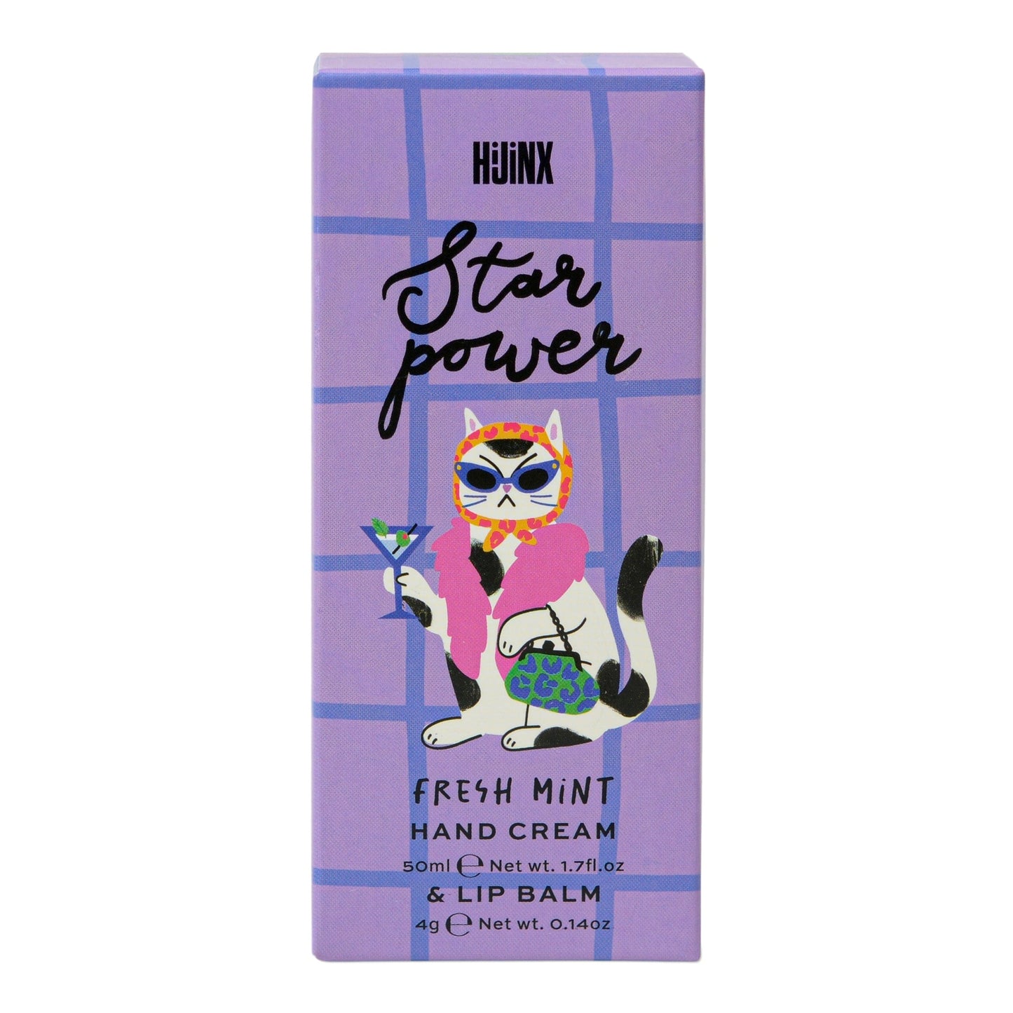 Hijinx Hand Cream & Lip Balm Set - Star Power - Mint
