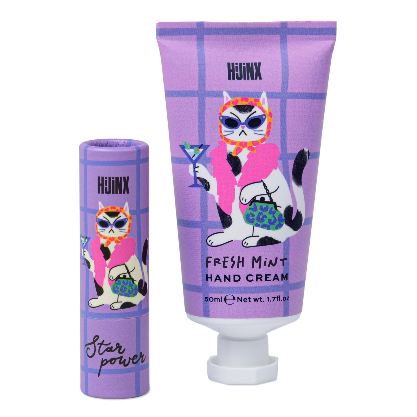 Hijinx Hand Cream & Lip Balm Set - Star Power - Mint