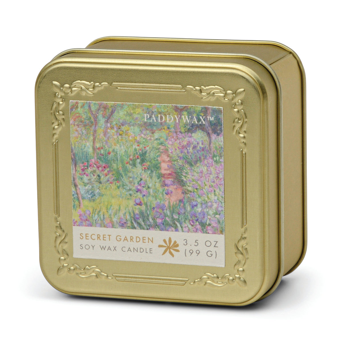 Impressionist 3.5oz/99g Tin Candle - Monet ' The Artist Garden of Giverny'