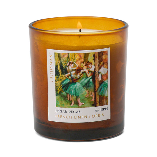 Impressionist 6oz/170g Glass Candle - Degas Dancers 'Pink & Green'