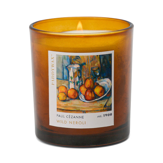 Impressionist 6oz/170g Glass Candle - Cezanne 'Still Life with Milk Jug & Fruit'