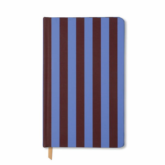 Soft Touch Journal - Purple + Nutmeg Stripe