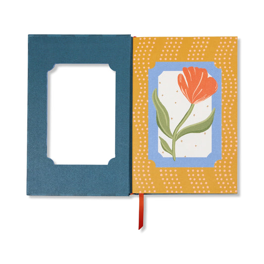 Designworks Ink Framed Floral Journal - Poppy