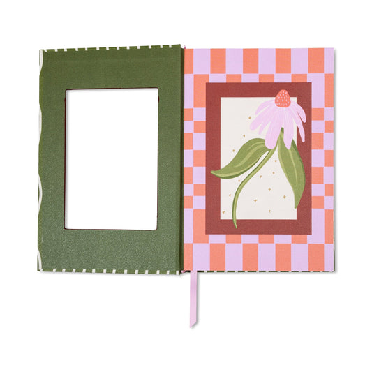 Designworks Ink Framed Floral Journal - Coneflower
