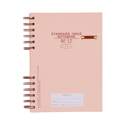 Standard Issue Planner Notebook No. 12 - Rosewood + Blush