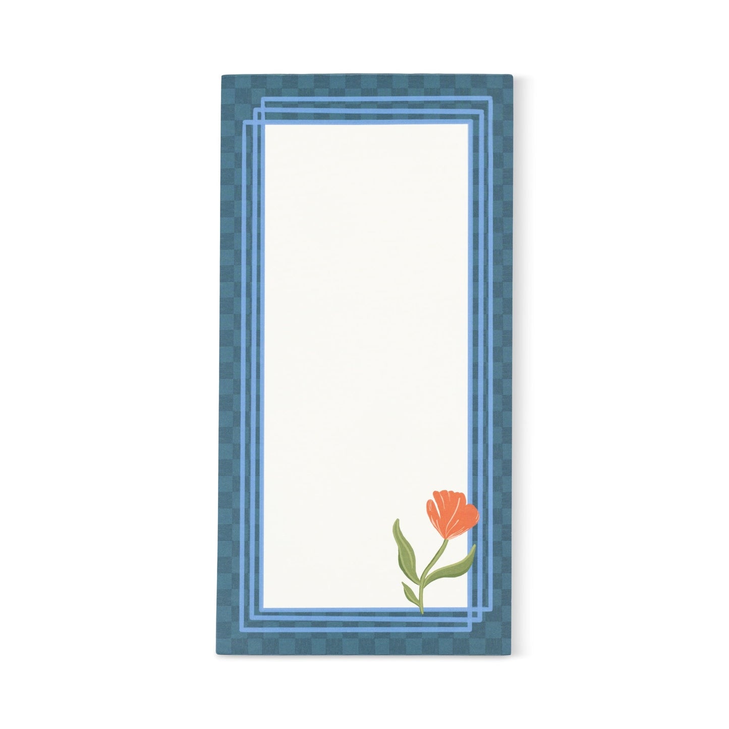 Designworks Ink Framed Floral List Pad - Poppy