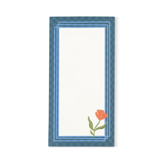Designworks Ink Framed Floral List Pad - Poppy
