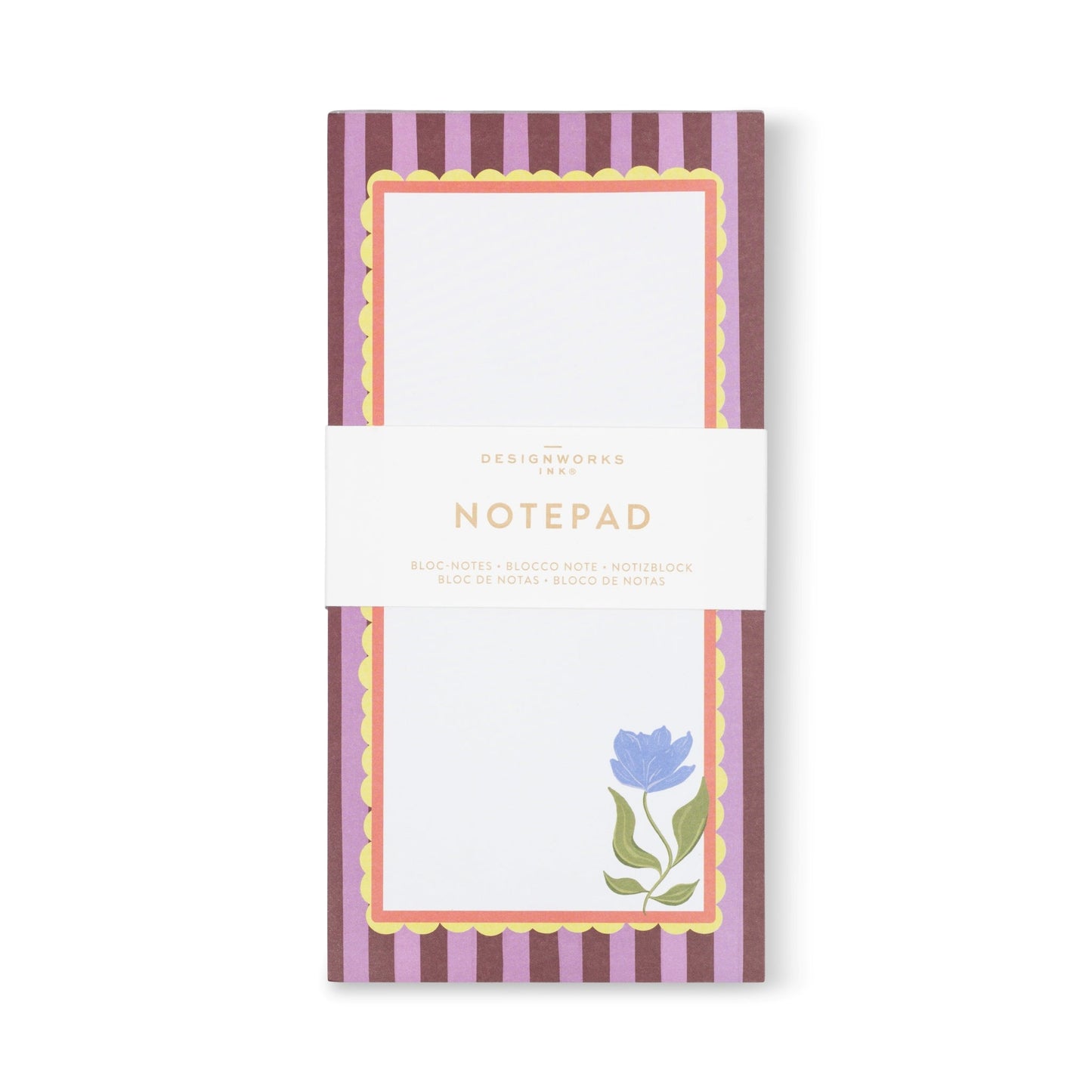 Designworks Ink Framed Floral List Pad - Magnolia