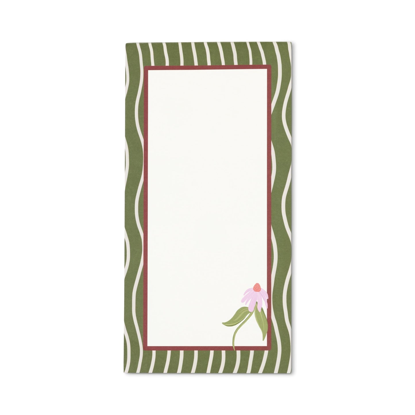 Designworks Ink Framed Floral List Pad - Coneflower