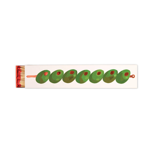 Paddywax Slender Boxed Matches (45 pcs) - Olives