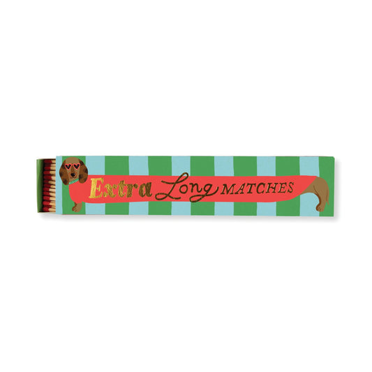 Paddywax Slender Boxed Matches (45 pcs) - Dachshund