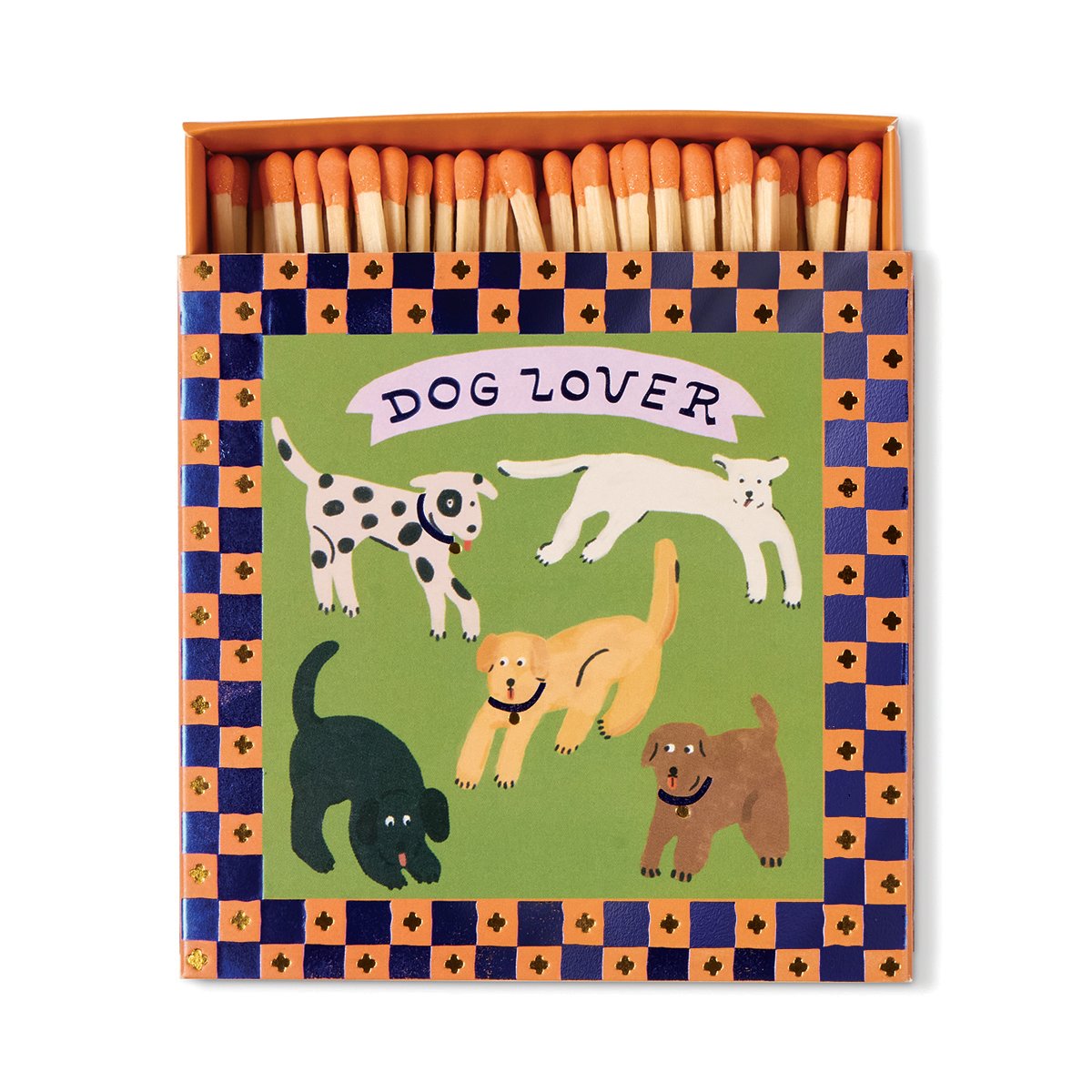 Paddywax Square Boxed Matches (125 pcs) - Dog Lover