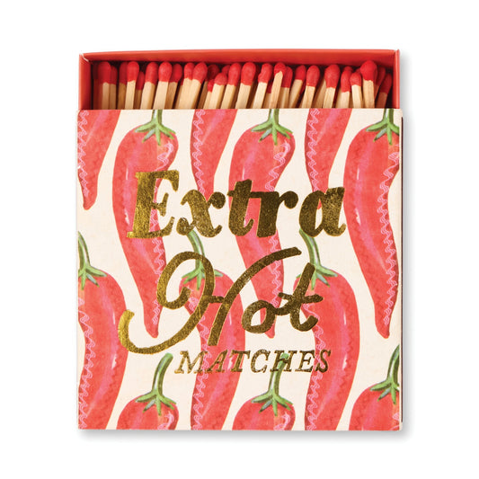 Paddywax Square Boxed Matches (125 pcs) - Extra Hot