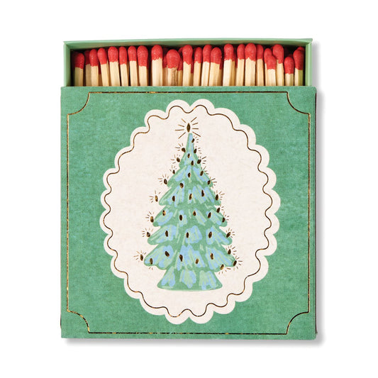 Paddywax Square Boxed Matches (125 pcs) - Christmas Tree