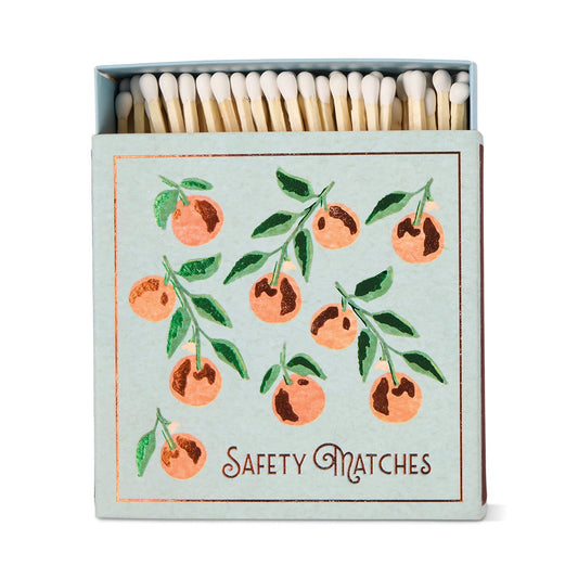 Paddywax Square Boxed Matches (125 pcs) - Oranges