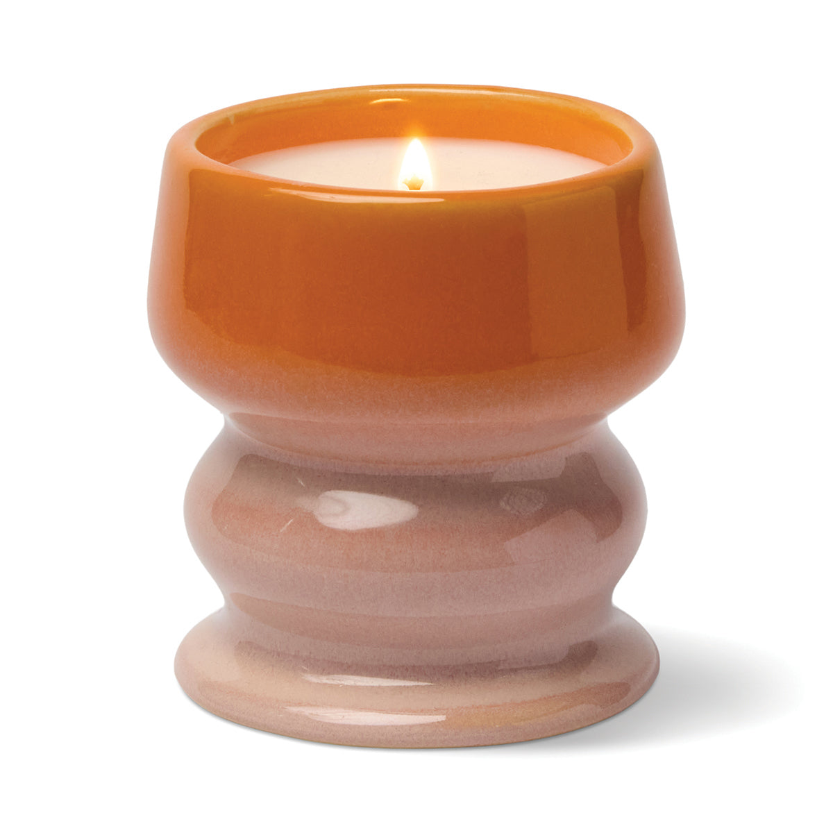 Paddywax Melt 8.5oz/240g Ombre Orange/Pink Ceramic Candle - Infrared Mango