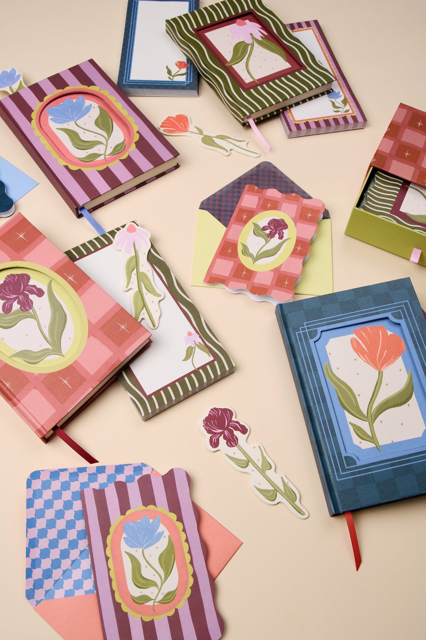 Designworks Ink Framed Floral Notecards - Set of 16 Assorted