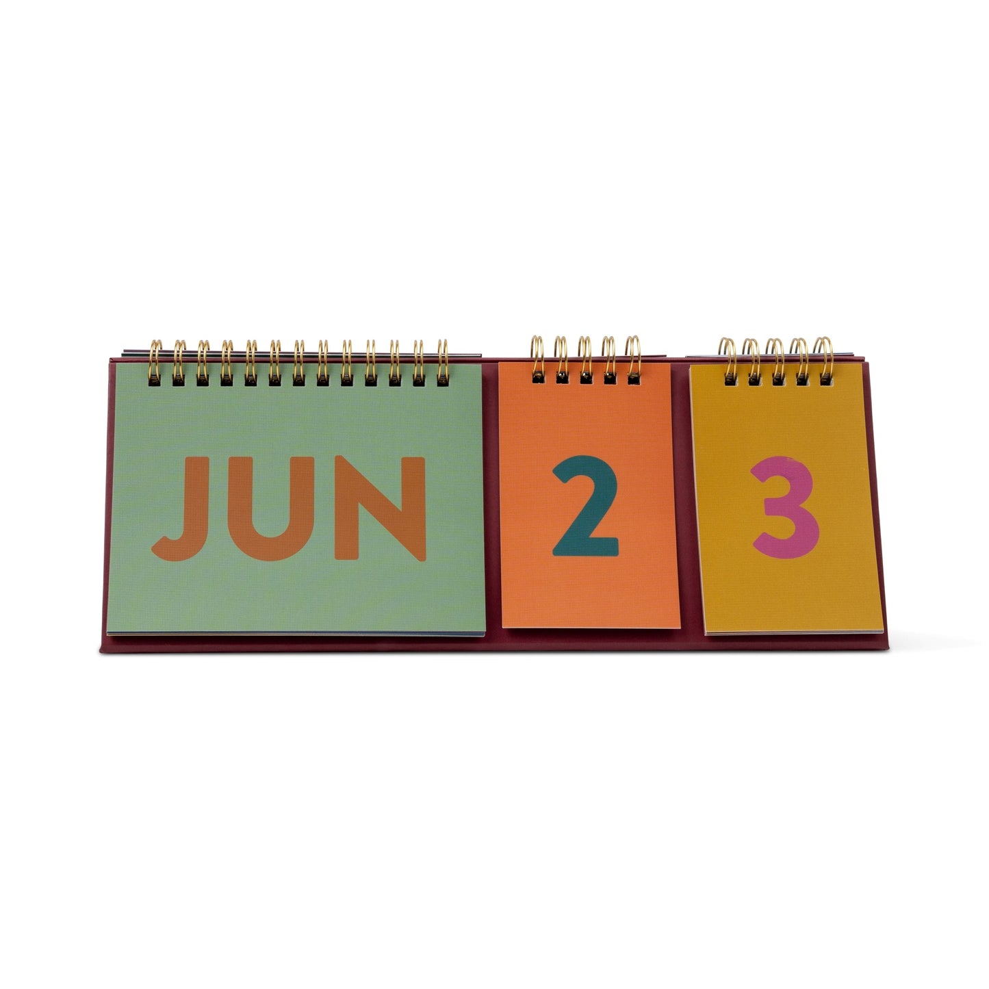 Designworks Ink Perpetual Desk Calendar - Colourblock