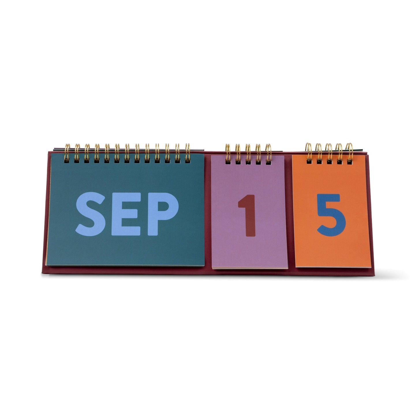 Designworks Ink Perpetual Desk Calendar - Colourblock