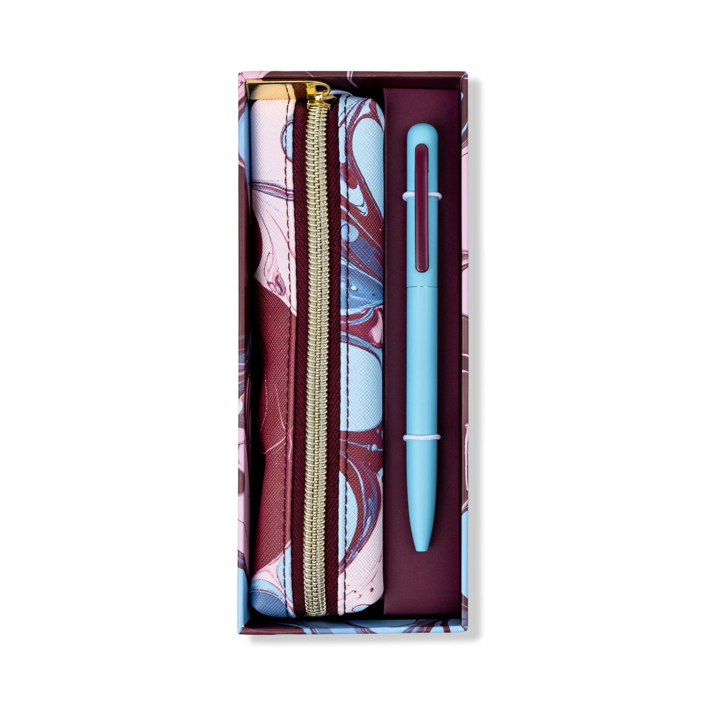 Designworks Ink Pen & Pouch Set - Marble