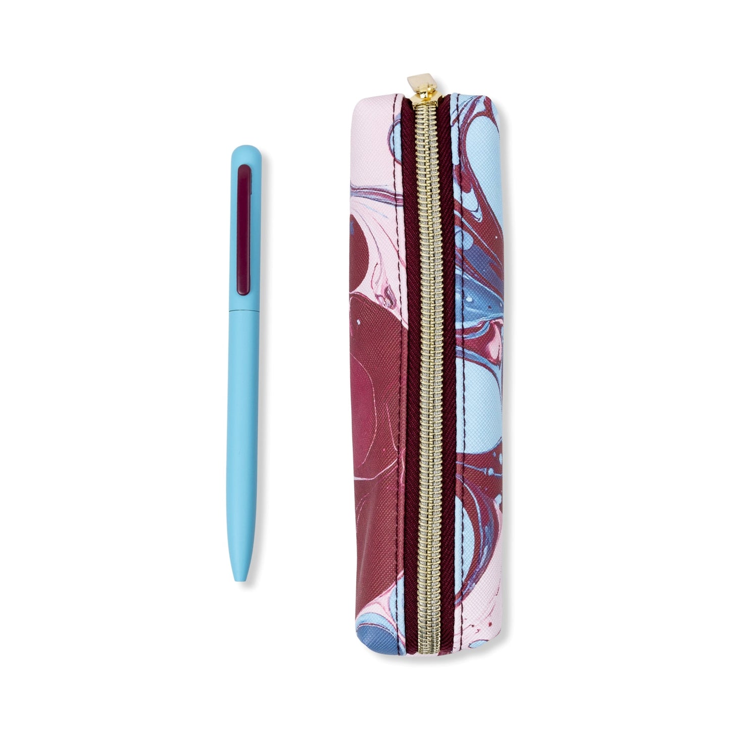 Designworks Ink Pen & Pouch Set - Marble