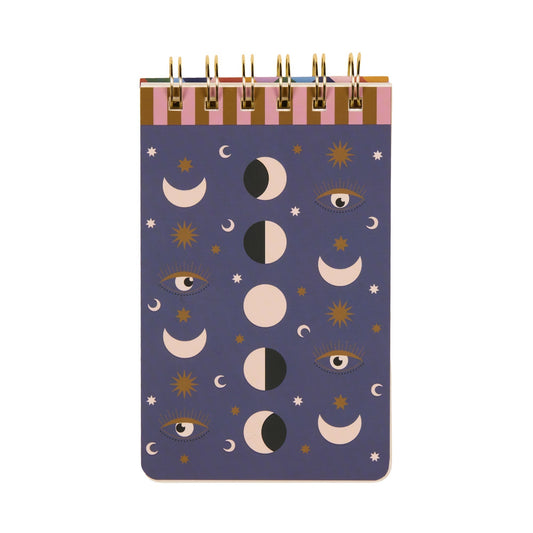 A Dopo Moon Phases Twin Wire Notepad