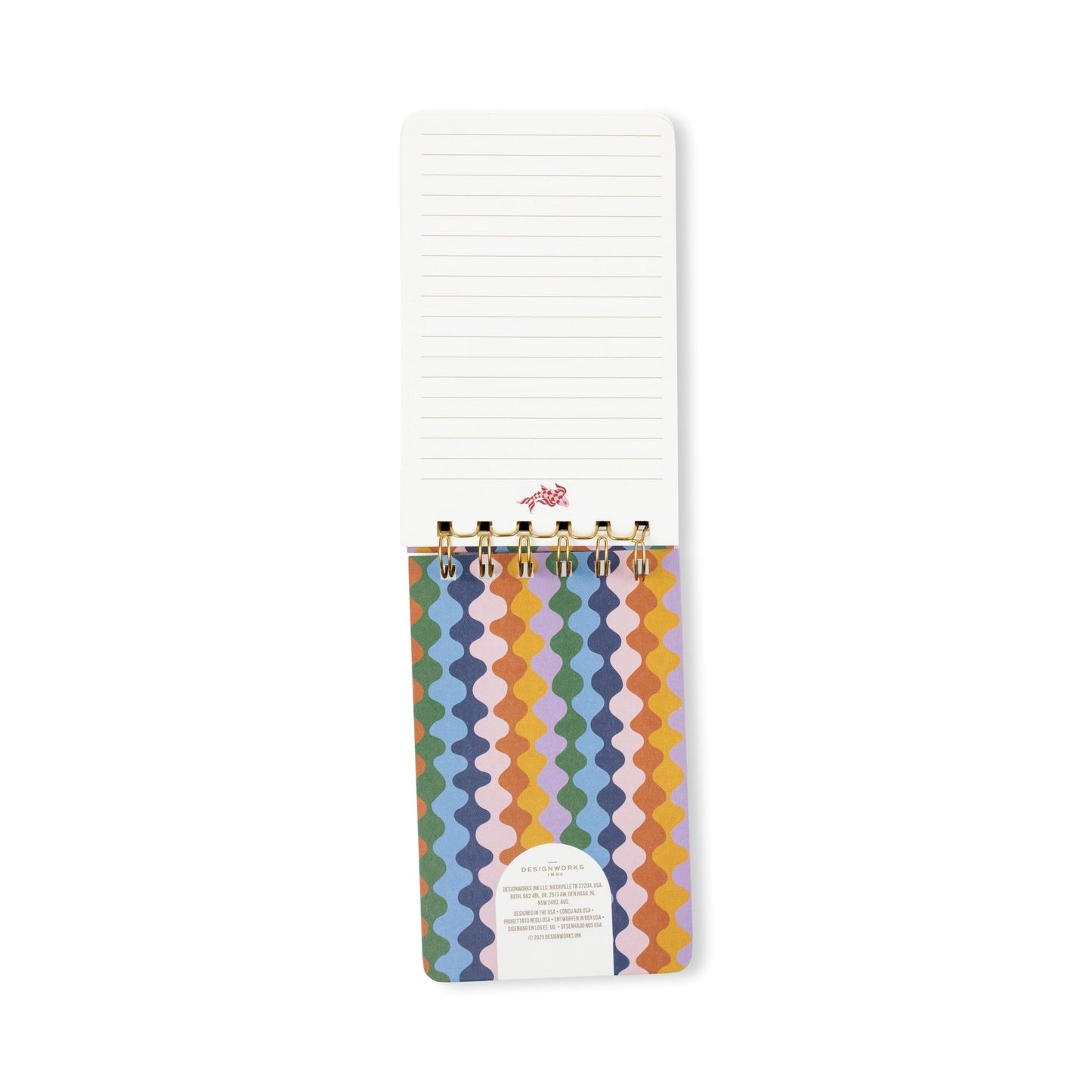 Designworks Ink A Dopo Twin Wire Notepad - Koi Fish