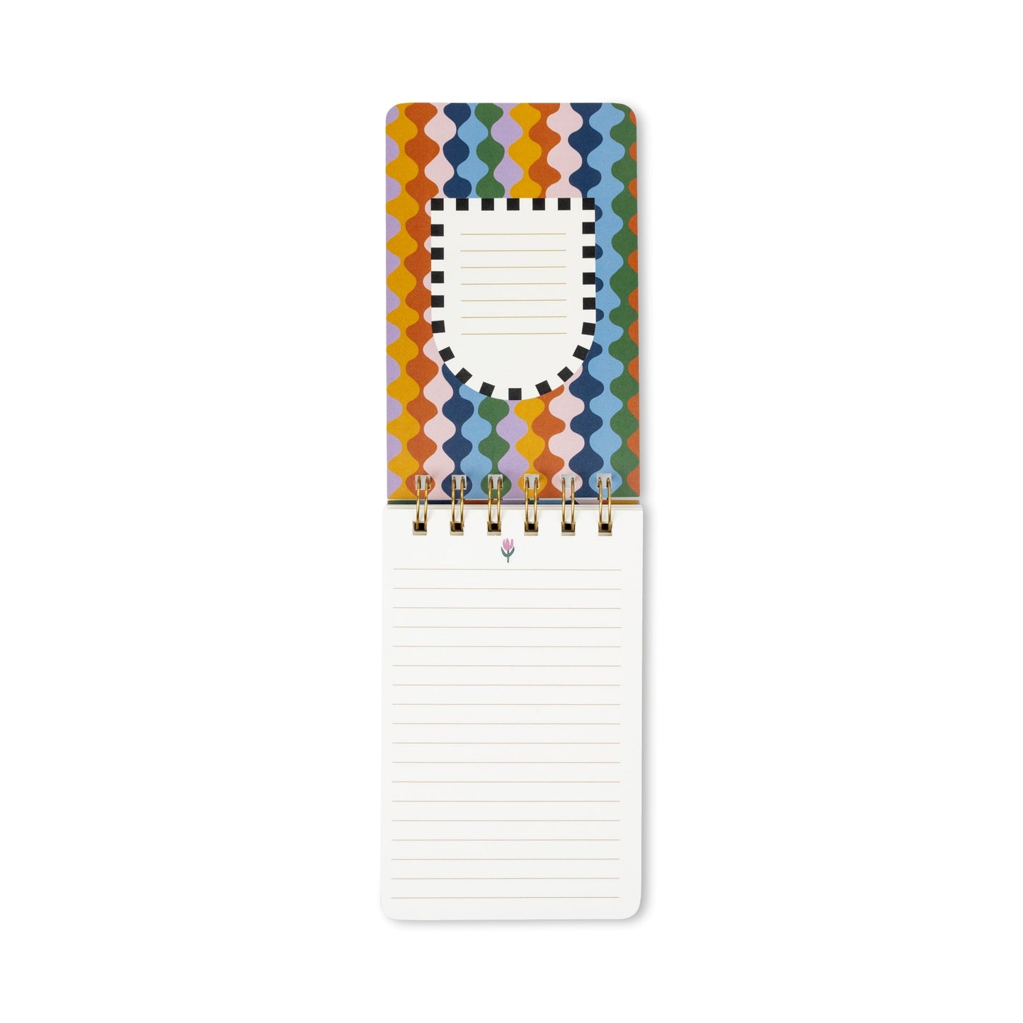 Designworks Ink A Dopo Twin Wire Notepad - Blue Cheetahs