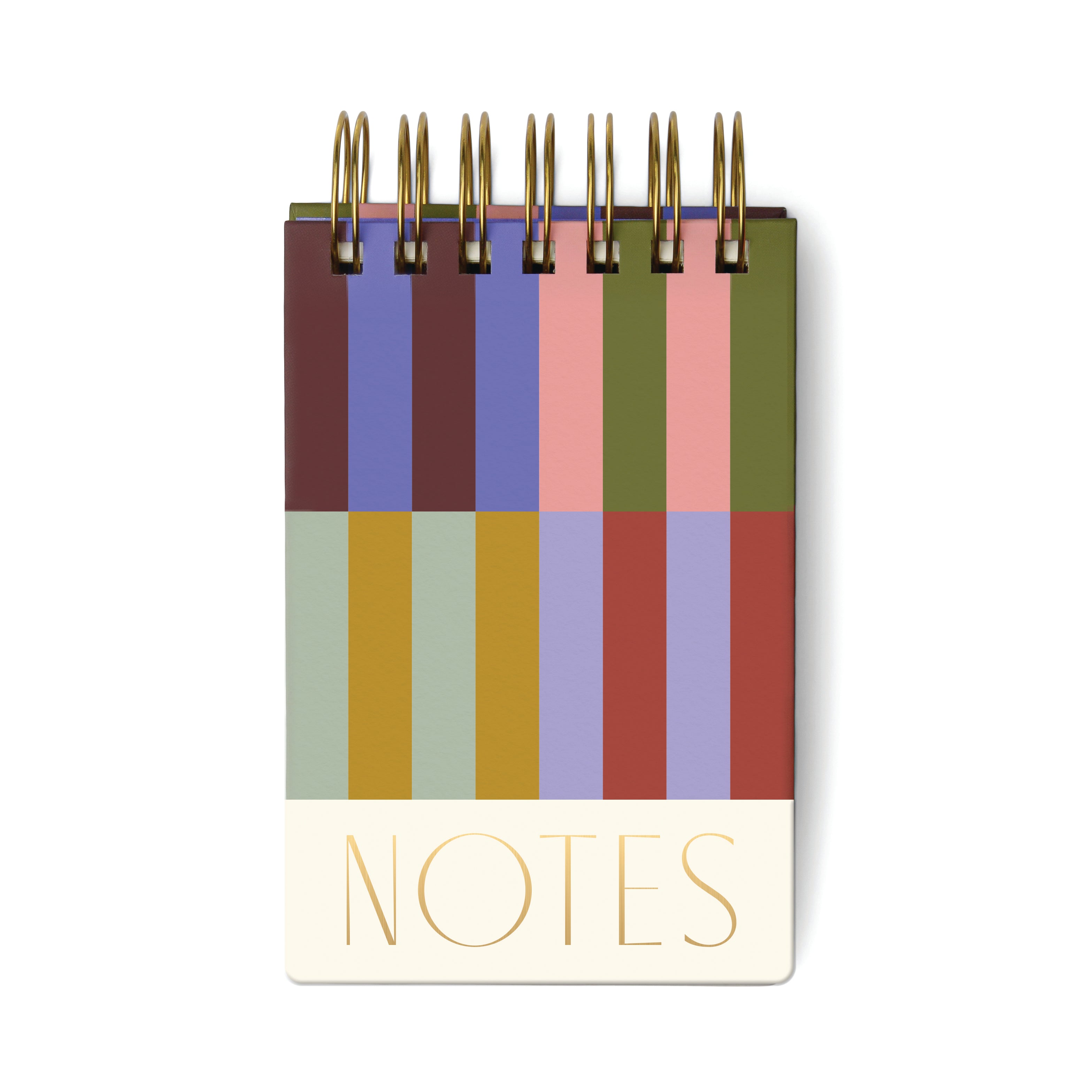 Wire Notepad Sticky Notes Twin Wire Chunky Notepad - Bold Stripes – Designworks Collective UK