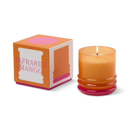 Stack 7oz/198g Glass Candle Orange and Hot Pink - Infrared Mango