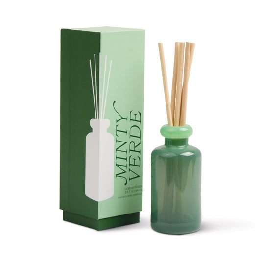 Stack 3.2fl oz./94ml Glass Diffuser Dark Green and Bright Green - Minty Verde