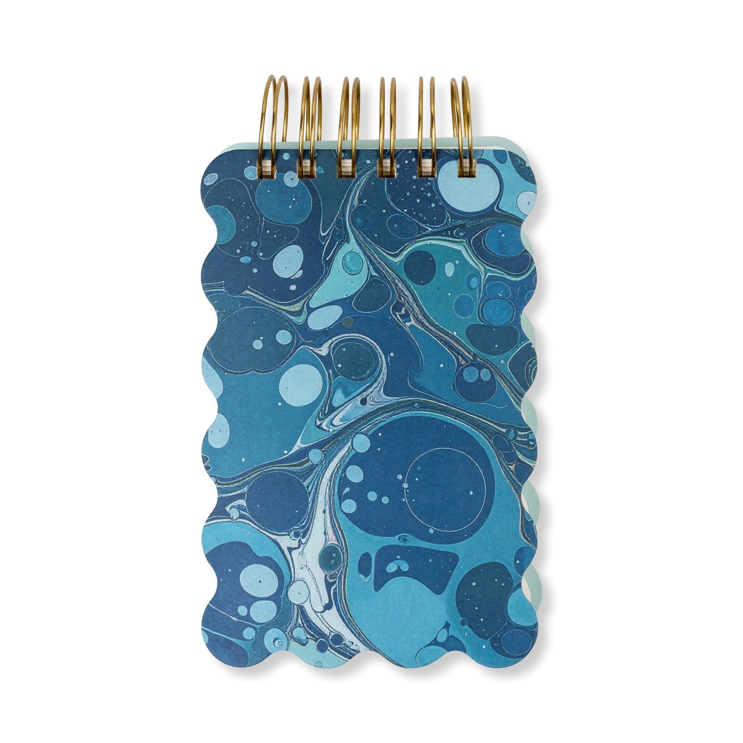 Designworks Ink Marble Wavy Notepad - Teal