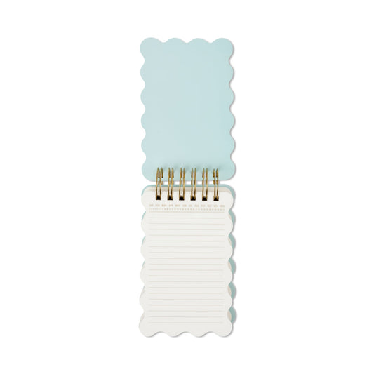 Designworks Ink Marble Wavy Notepad - Teal