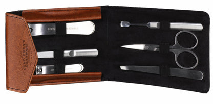 Charcoal Canvas Manicure Set