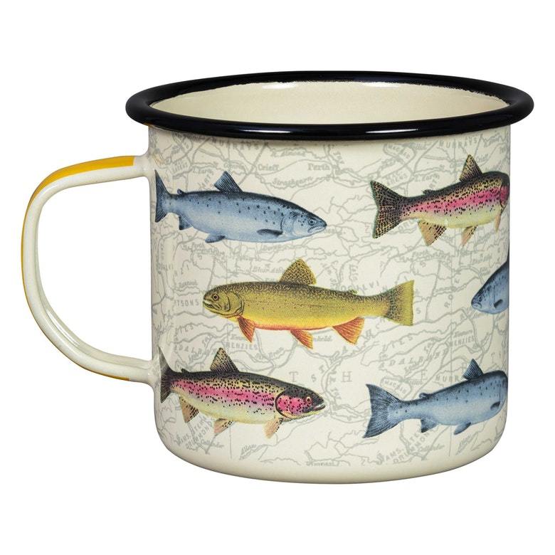 Enamel Mug - Fish 17 fl.oz / 500 ml