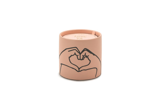 Impressions "Heart" Dusty Pink Ceramic - Tobacco + Vanilla (163g)