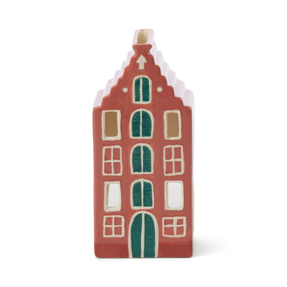 No. 02 Amsterdam House Style Incense & Tea Light Holder (1 Tea Light & 20 Incense Cones)