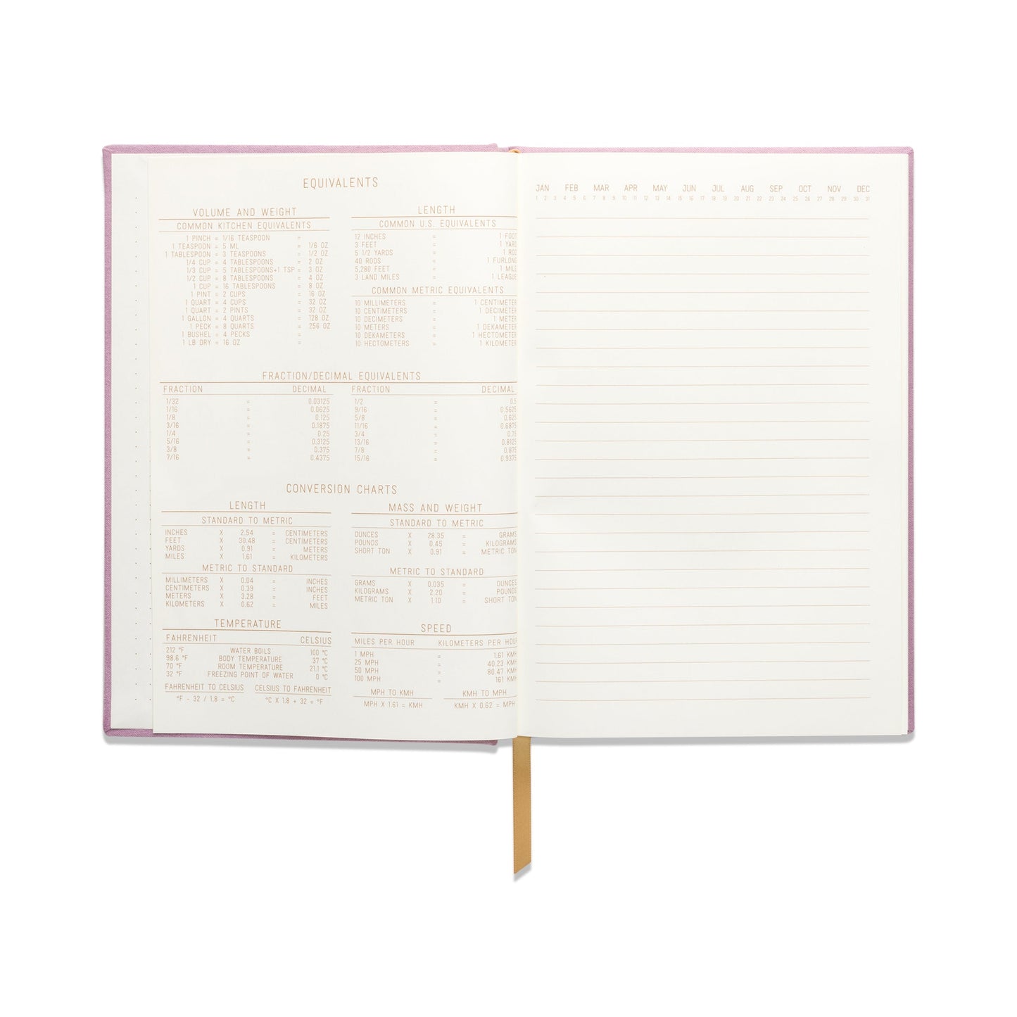 Hard Cover Suede Cloth Journal W/Pocket - Notes Lilac