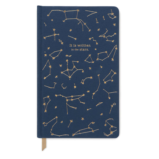 It Is Written In The Stars Constellation Navy Cloth Journal